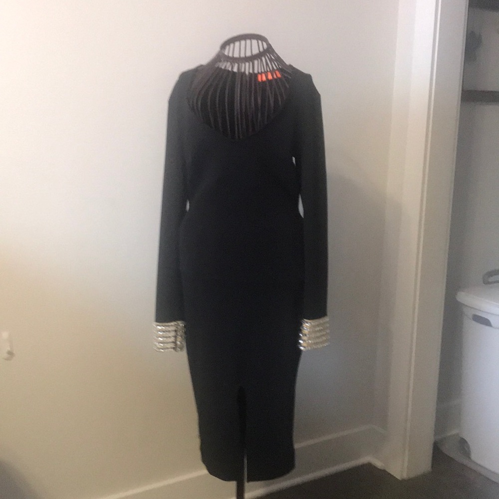lulu e. bebe black cocktail dress.
